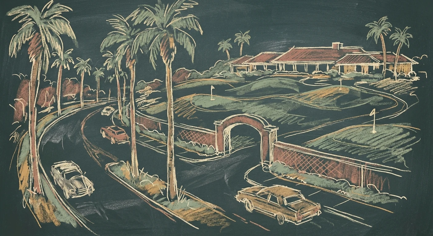 Deerwood chalk illustration