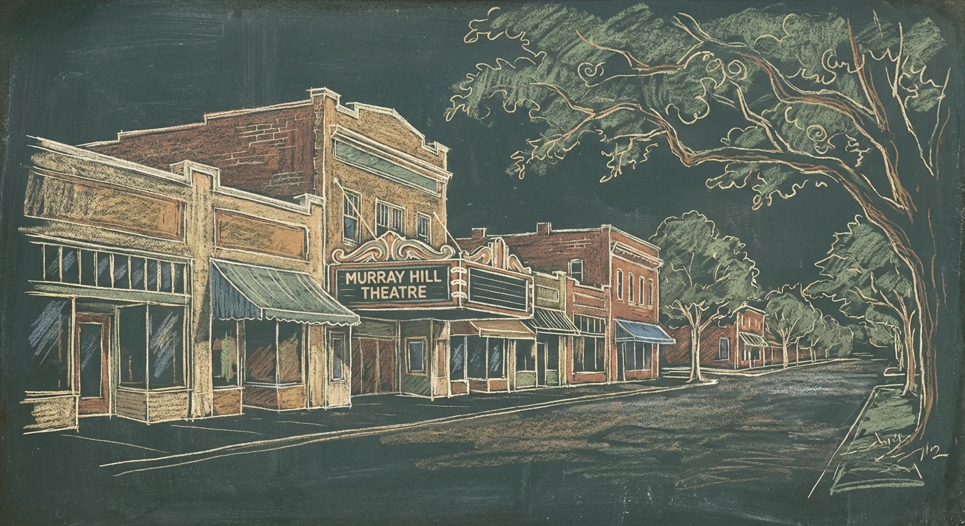 Murray Hill chalk illustration