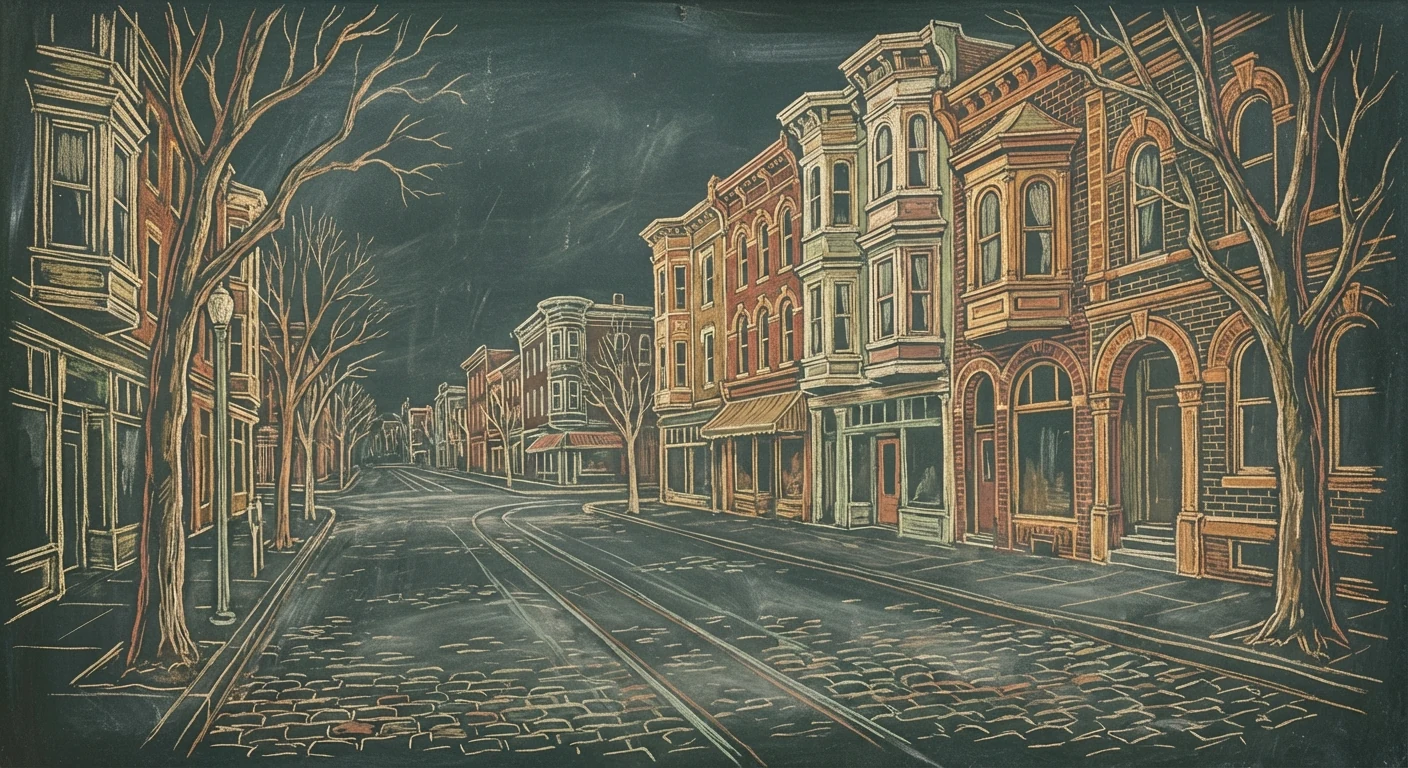 Springfield chalk illustration