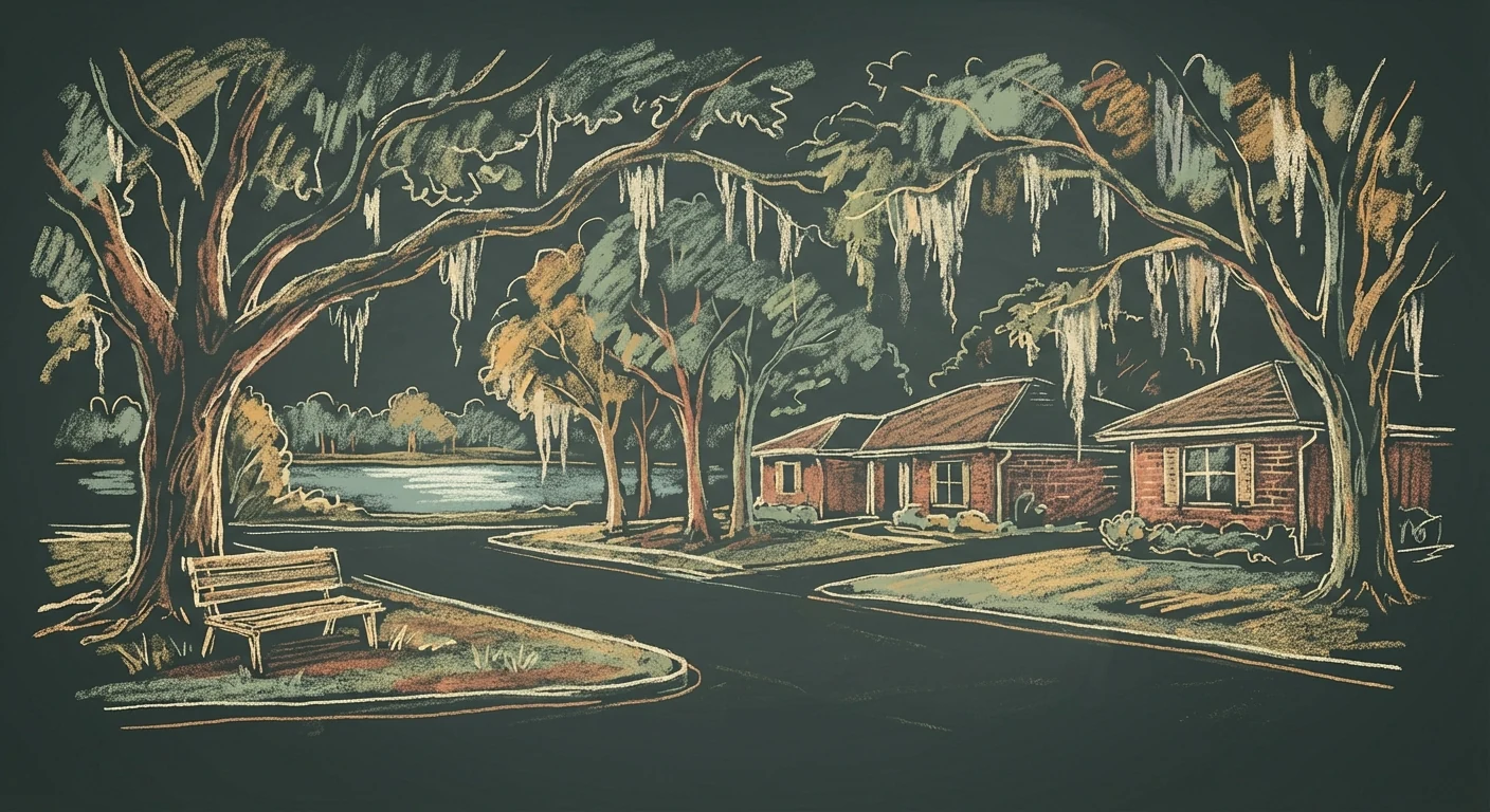 Lawsona / Fern Creek chalk illustration