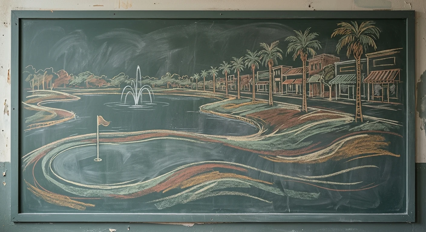 MetroWest chalk illustration