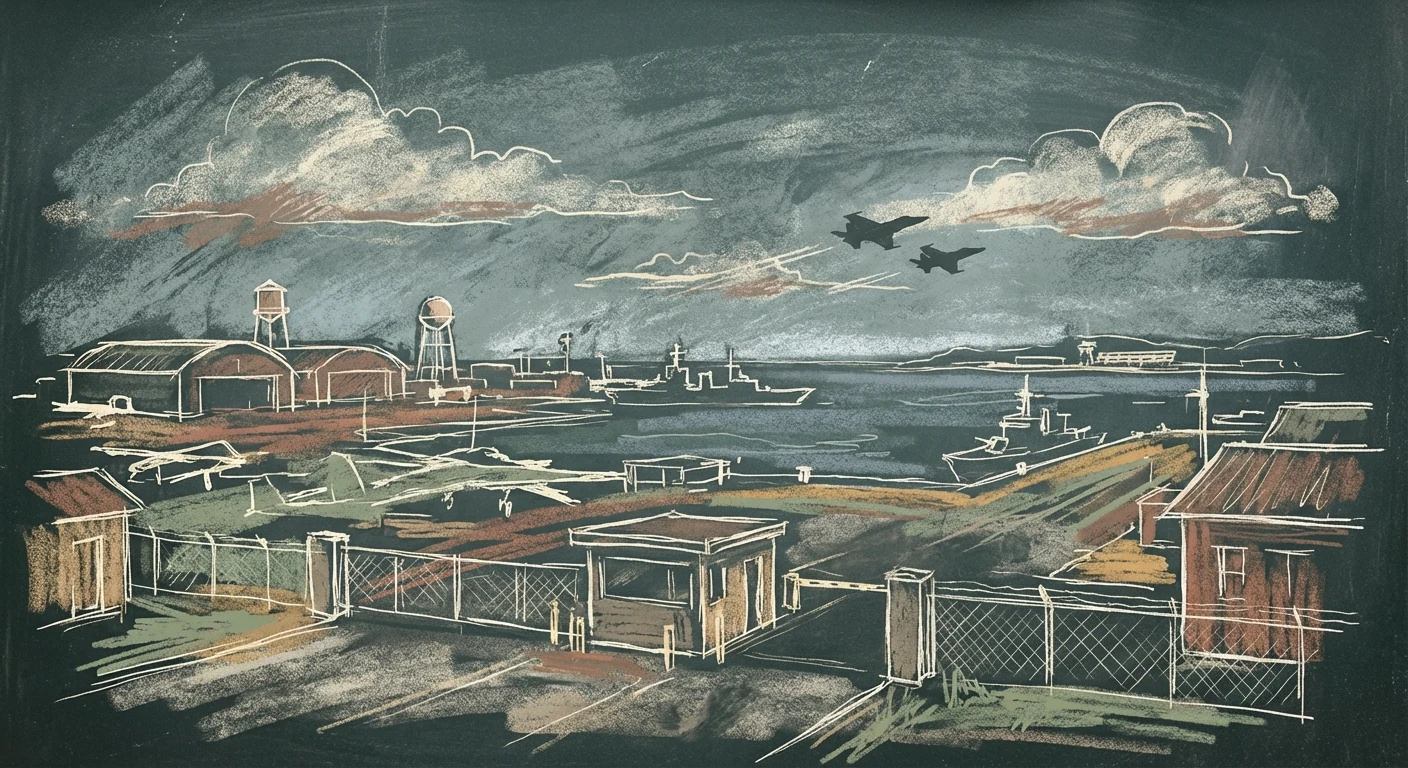 Warrington chalk illustration