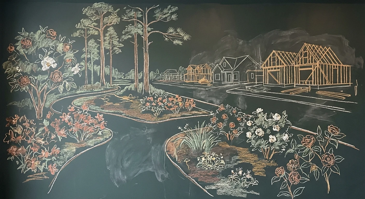 Bradfordville chalk illustration