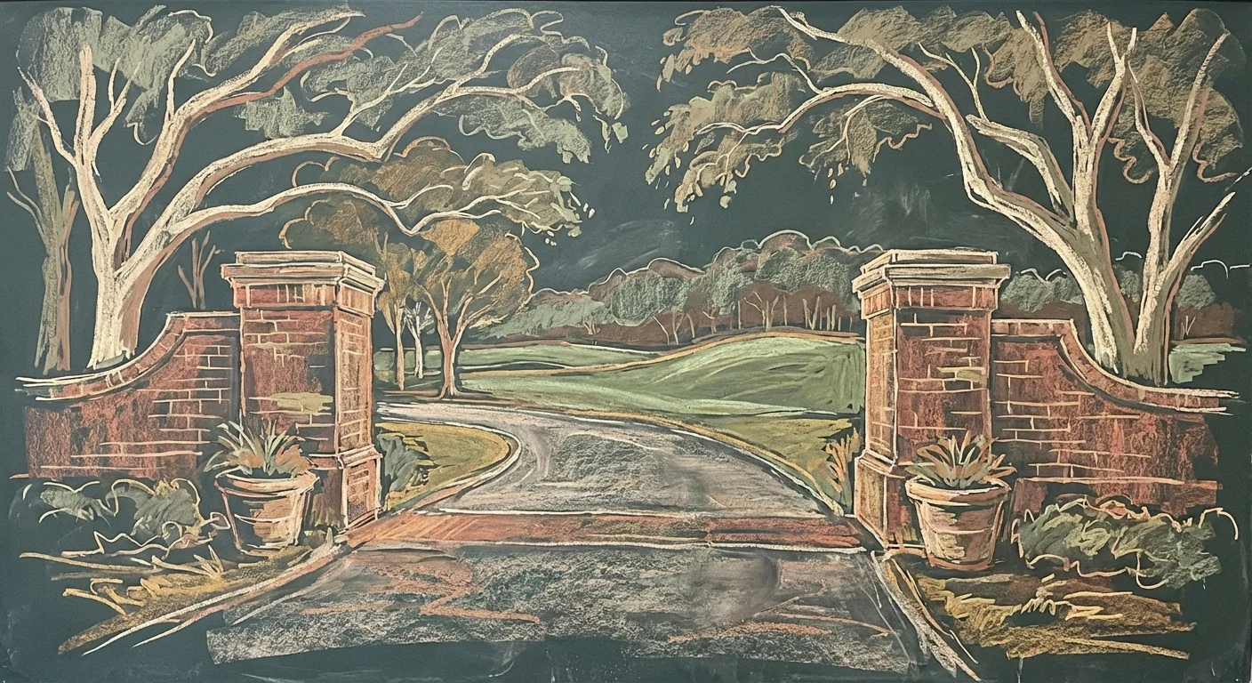 Killearn Estates chalk illustration