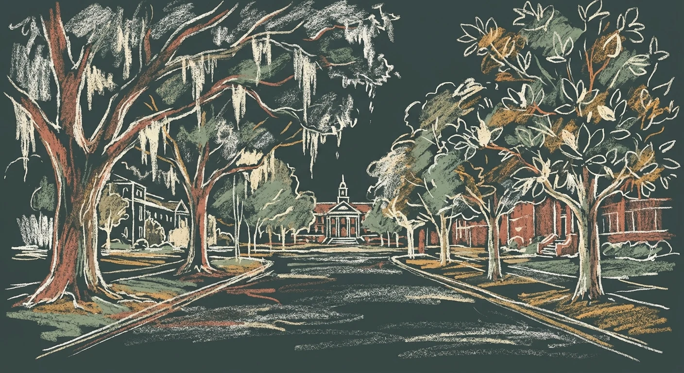 SouthCity chalk illustration